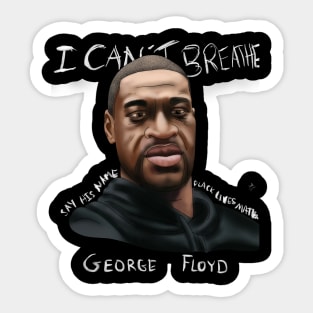 In Loving Memory of George Floyd Sticker